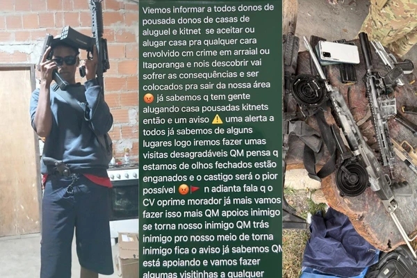 Facção do Comando Vermelho aterroriza paraíso turístico da Bahia com ameaças a pousadas