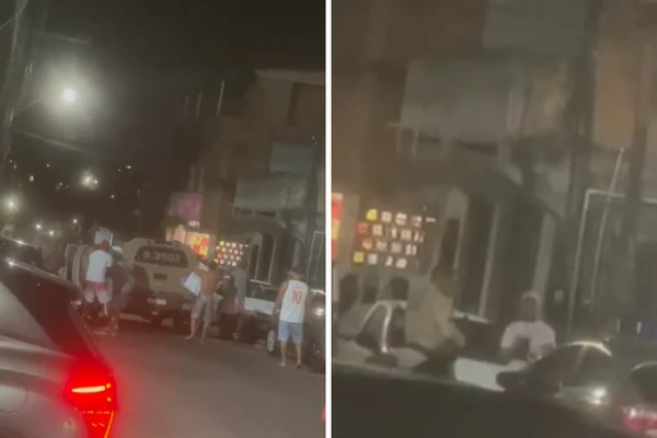 PM é flagrado agredindo manifestante durante protesto pacífico em Salvador