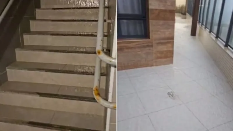 Condomínio de alto padrão da Moura Dubeux alaga após chuva e moradores cobram respostas