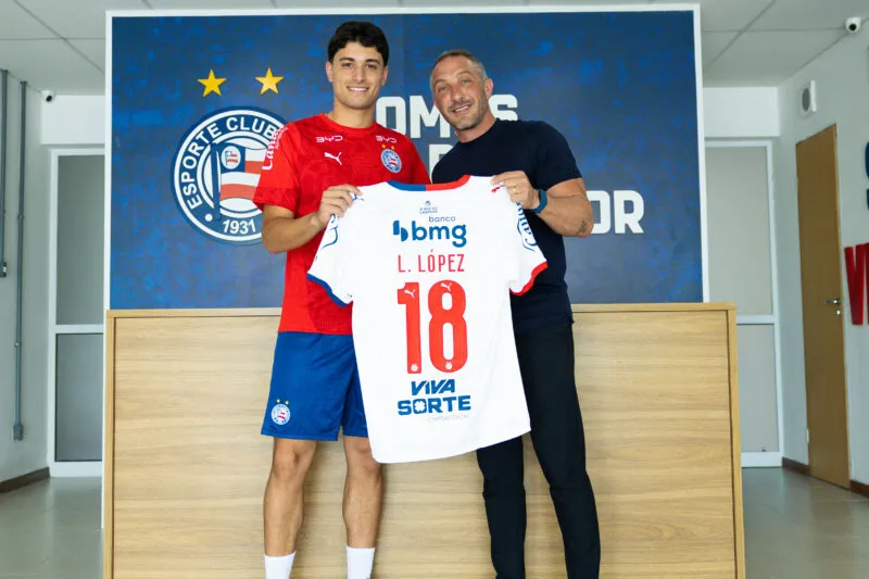 Bahia oficializa contratação de meia argentino de 21 anos